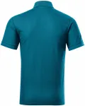 Męska koszulka polo z bawełny organicznej, petrol blue