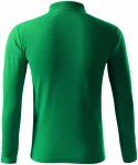 Męska koszulka polo z długim rękawem, zielona trawa