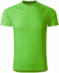 Męska koszulka sportowa, zielone jabłko