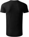 Męska koszulka z bawełny organicznej, czarny