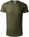Męska koszulka z bawełny organicznej, military