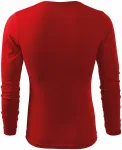 Męska koszulka z długim rękawem, czerwony