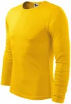 Męska koszulka z długim rękawem, żółty