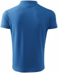 Męska luźna koszulka polo, jasny niebieski