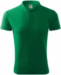 Męska luźna koszulka polo, zielona trawa