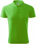 Męska luźna koszulka polo, zielone jabłko