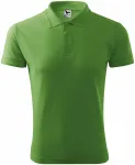 Męska luźna koszulka polo, zielony groszek