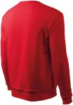 Męska/dziecięca bluza zakładana na głowę, bez kaptura, czerwony