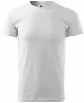 Męski t-shirt wykonany z bawełny GRS, biały