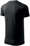Męski t-shirt wykonany z bawełny GRS, czarny