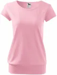 Modna koszulka damska, różowy