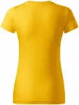 Prosta koszulka damska, żółty