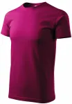 Prosta koszulka męska, fuchsia red Prosta koszulka męska, fuchsia red