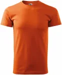 Prosta koszulka męska, pomarańczowy