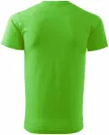 Prosta koszulka męska, zielone jabłko