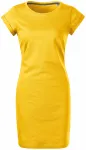 Sukienki damskie na co dzień, żółty Sukienki damskie na co dzień, żółty