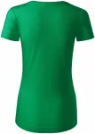 T-shirt damski z bawełny organicznej, zielona trawa