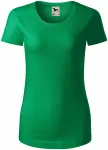 T-shirt damski z bawełny organicznej, zielona trawa