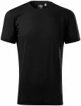 T-shirt męski wykonany z wełny Merino, czarny