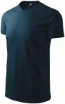 T-shirt o dużej gramaturze z krótkim rękawem, ciemny niebieski