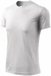 T-shirt z asymetrycznym dekoltem, biały