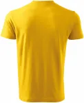 T-shirt z krótkim rękawem o średniej gramaturze, żółty