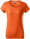 Trwała koszulka damska o dużej gramaturze, pomarańczowy