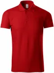 Wygodna męska koszulka polo, czerwony